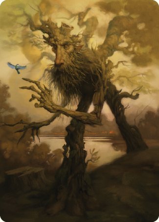 Treefolk Token Art Card [The Lord of the Rings: Tales of Middle-earth Art Series] Magic: The Gathering