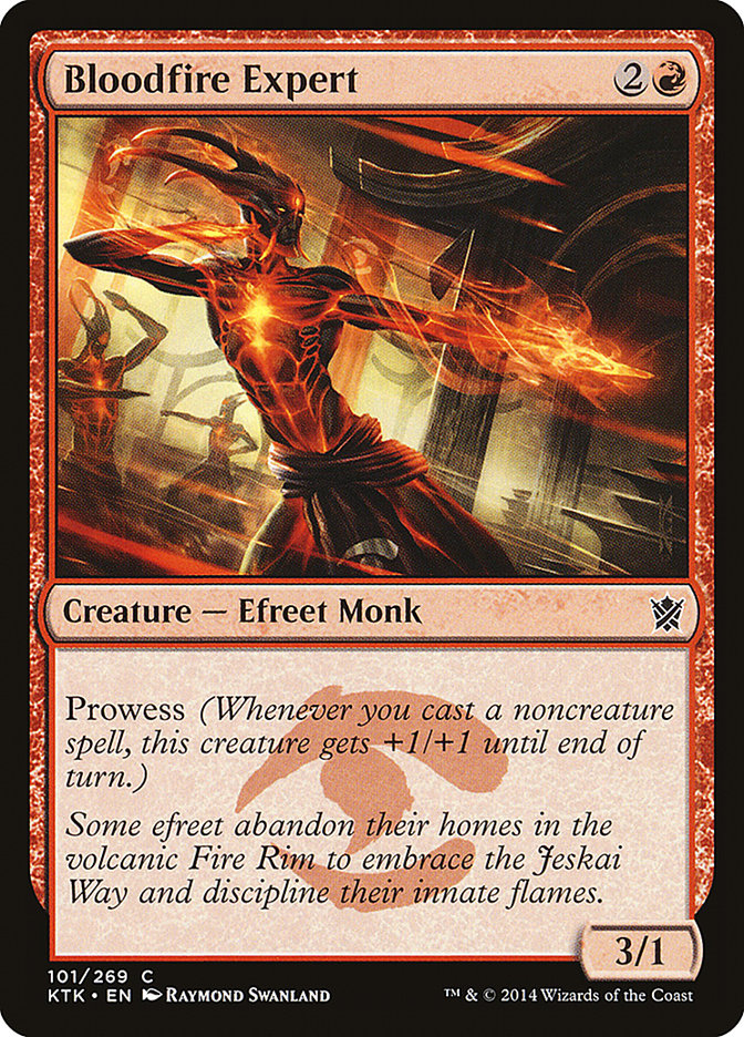 Bloodfire Expert [Khans of Tarkir] Magic: The Gathering