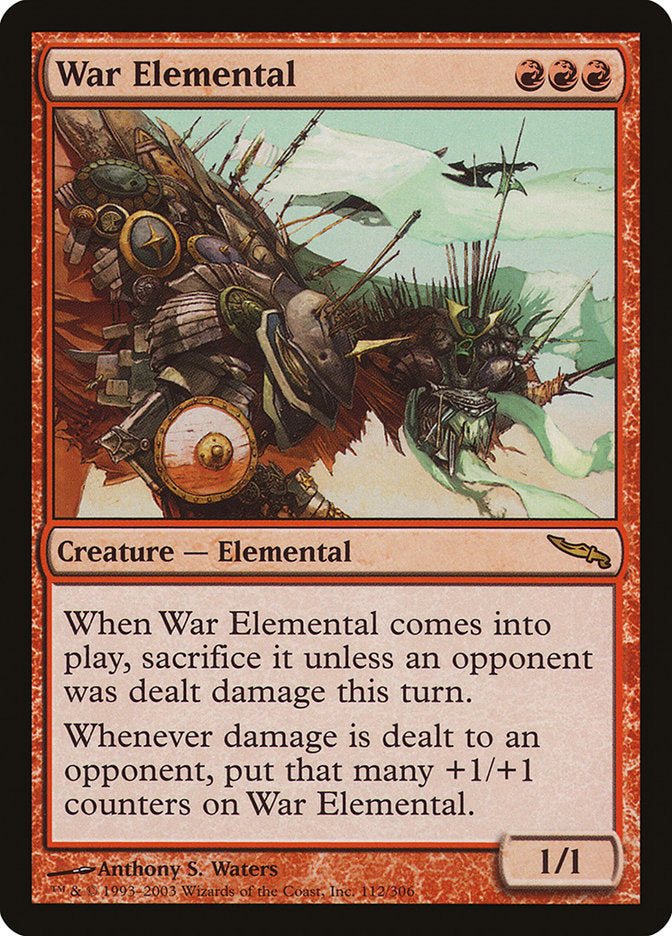 War Elemental [Mirrodin] Magic: The Gathering