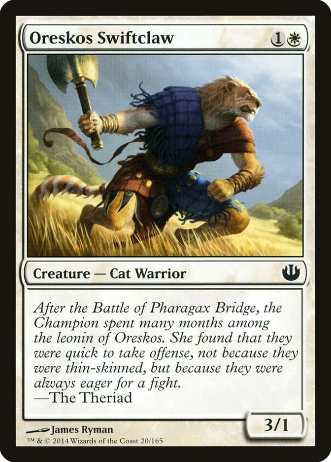 Oreskos Swiftclaw [Journey into Nyx] Magic: The Gathering