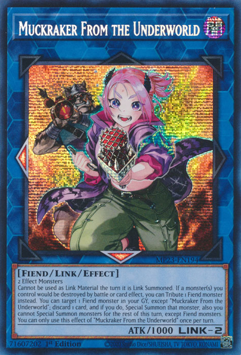 Muckraker From the Underworld [MP23-EN194] Prismatic Secret Rare Yu-Gi-Oh!