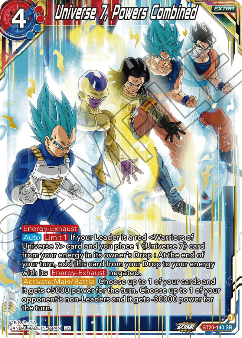 Universe 7, Powers Combined (BT20-140) [Power Absorbed] Dragon Ball Super