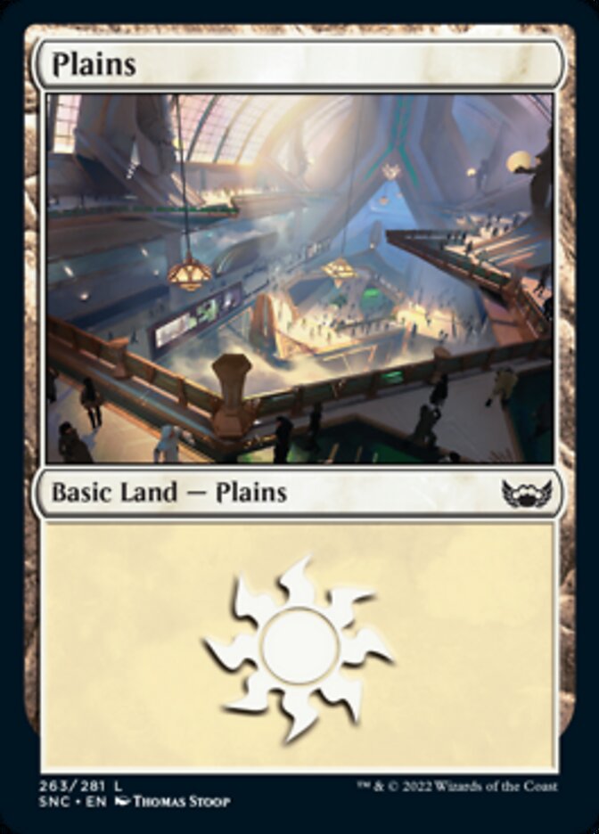 Plains (263) [Streets of New Capenna] Magic: The Gathering
