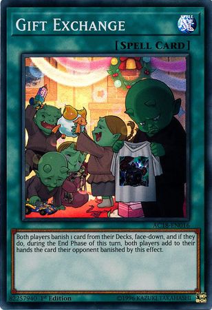 Gift Exchange [AC18-EN016] Super Rare Yu-Gi-Oh!