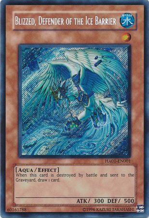 Blizzed, Defender of the Ice Barrier [HA01-EN001] Secret Rare Yu-Gi-Oh!