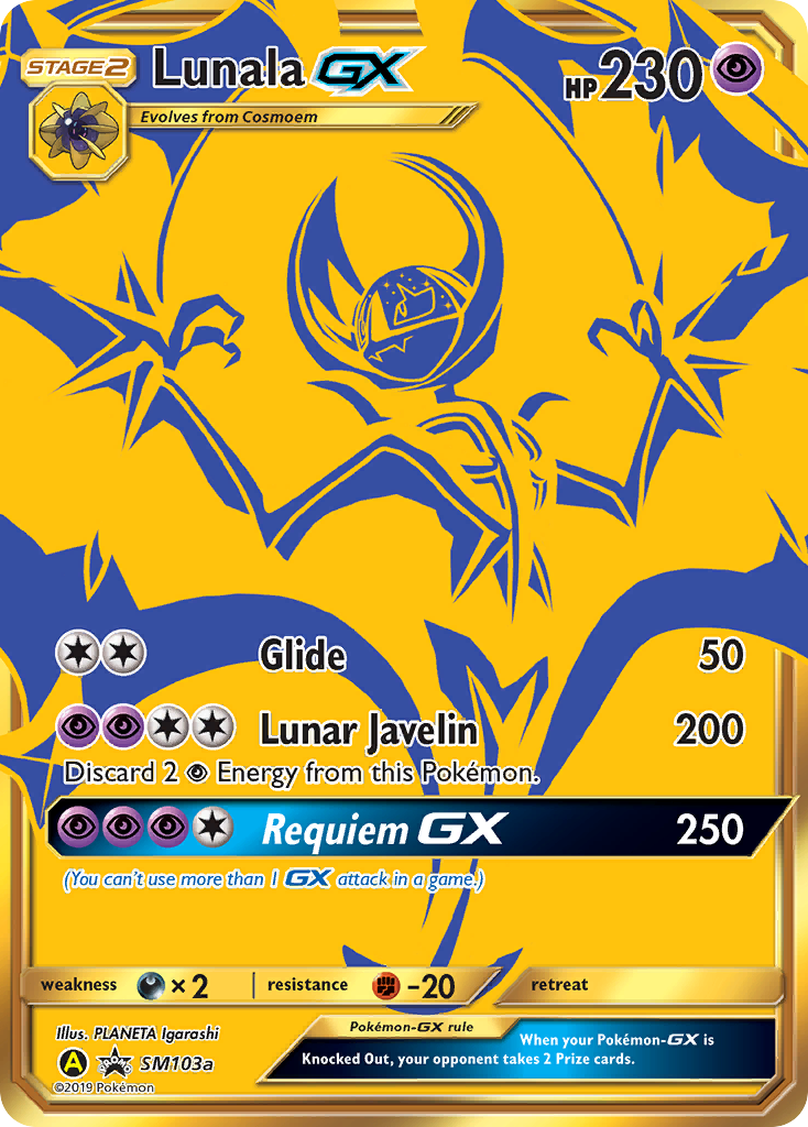 Lunala GX (SM103a) [Sun & Moon: Black Star Promos] Pokémon
