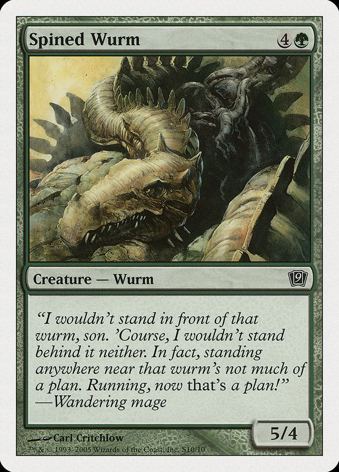 Spined Wurm [Ninth Edition] Magic: The Gathering