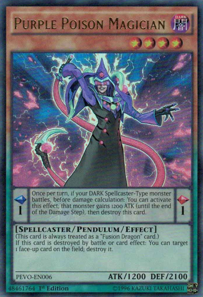 Purple Poison Magician [PEVO-EN006] Ultra Rare Yu-Gi-Oh!