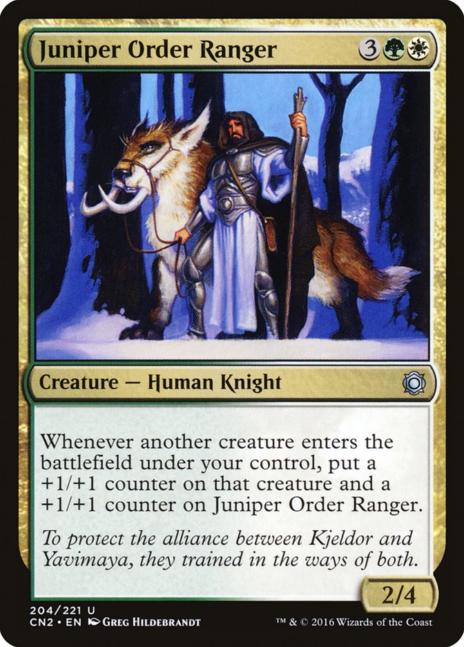Juniper Order Ranger [Conspiracy: Take the Crown] Magic: The Gathering