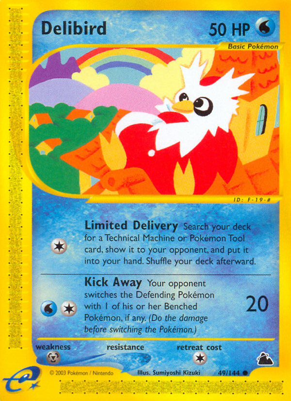 Delibird (49/144) [Skyridge] Pokémon