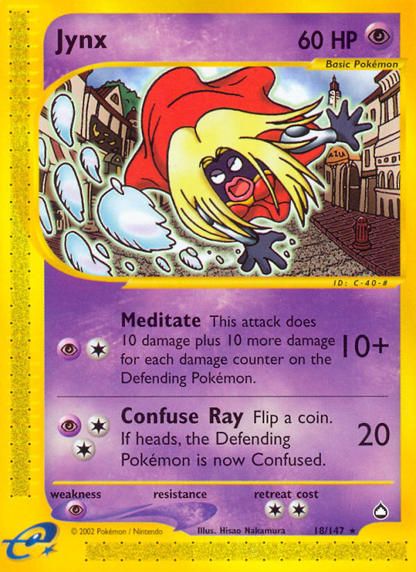 Jynx (18/147) [Aquapolis] Pokémon