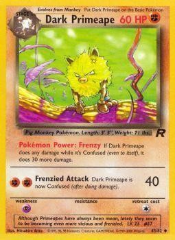 Dark Primeape (43/82) [Team Rocket Unlimited] Pokémon