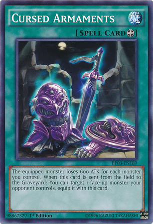 Cursed Armaments [BP03-EN169] Common Yu-Gi-Oh!