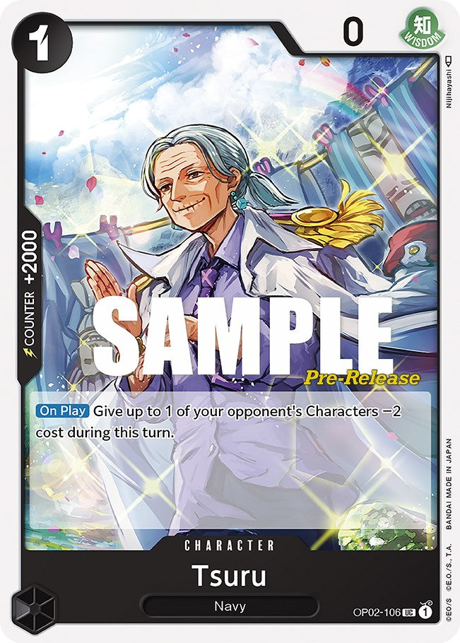 Tsuru [Paramount War Pre-Release Cards] Bandai