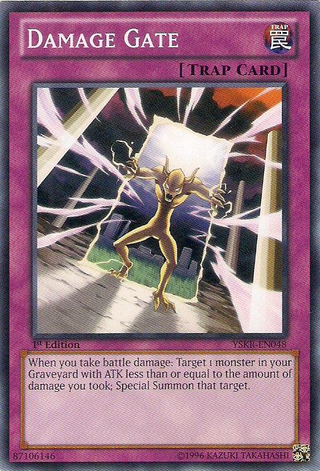 Damage Gate [YSKR-EN048] Common Yu-Gi-Oh!