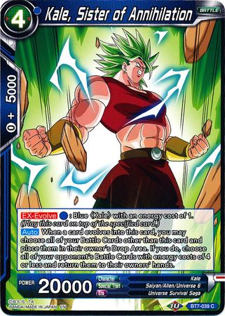 Kale, Sister of Annihilation (BT7-039) [Assault of the Saiyans] Dragon Ball Super