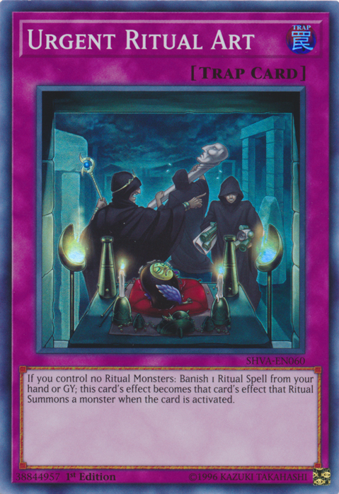 Urgent Ritual Art [SHVA-EN060] Super Rare Yu-Gi-Oh!