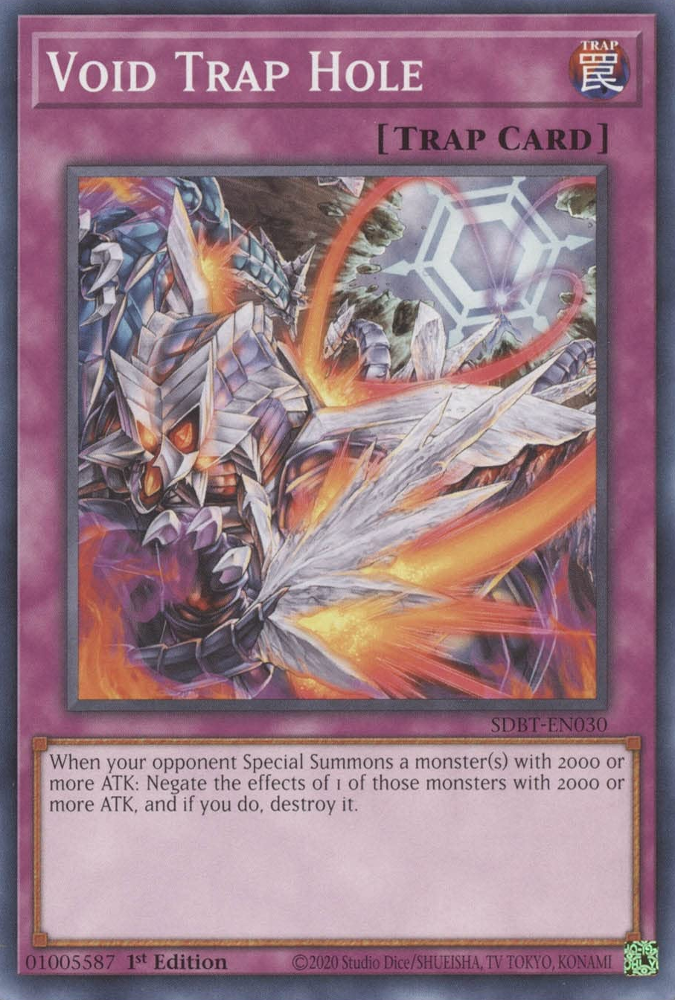 Void Trap Hole [SDBT-EN030] Common Yu-Gi-Oh!