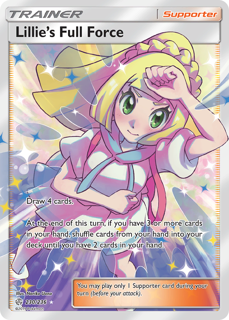 Lillie's Full Force (230/236) [Sun & Moon: Cosmic Eclipse] Pokémon