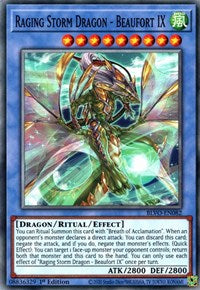 Raging Storm Dragon - Beaufort IX [BLVO-EN082] Common Yu-Gi-Oh!