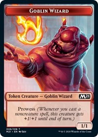 Goblin Wizard // Weird Double-Sided Token [Core Set 2021 Tokens] Magic: The Gathering