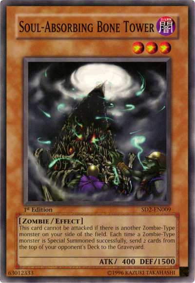 Soul-Absorbing Bone Tower [SD2-EN009] Common Yu-Gi-Oh!
