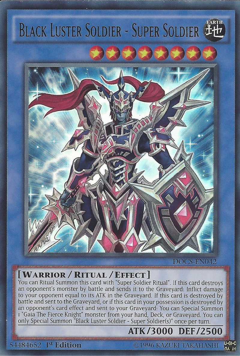 Black Luster Soldier - Super Soldier [DOCS-EN042] Ultra Rare Yu-Gi-Oh!