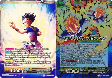 Cabba // Vegeta & Cabba, Master & Pupil (XD1-01) [Assault of the Saiyans] Dragon Ball Super