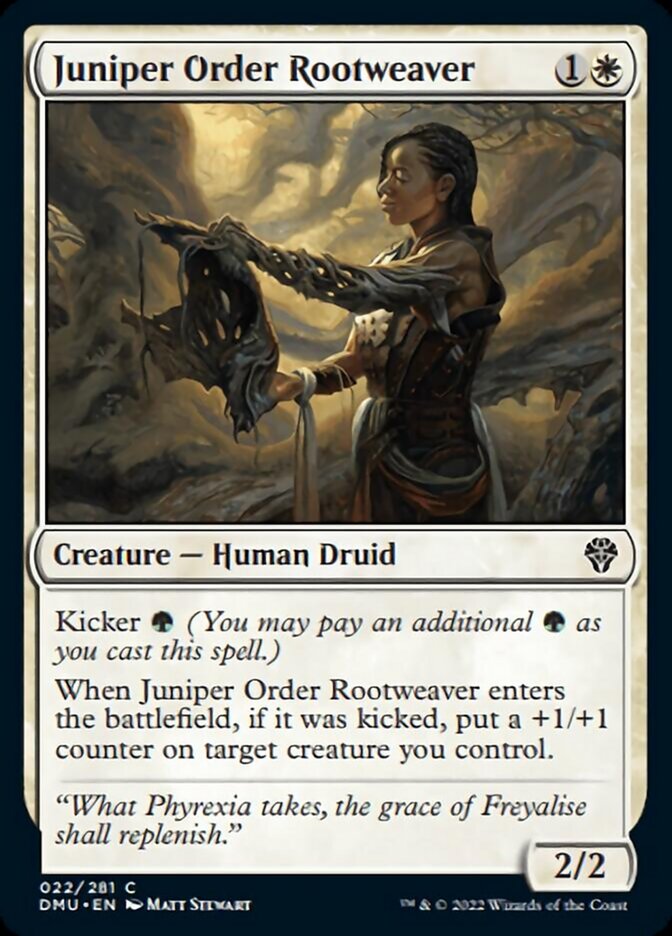 Juniper Order Rootweaver [Dominaria United] Magic: The Gathering