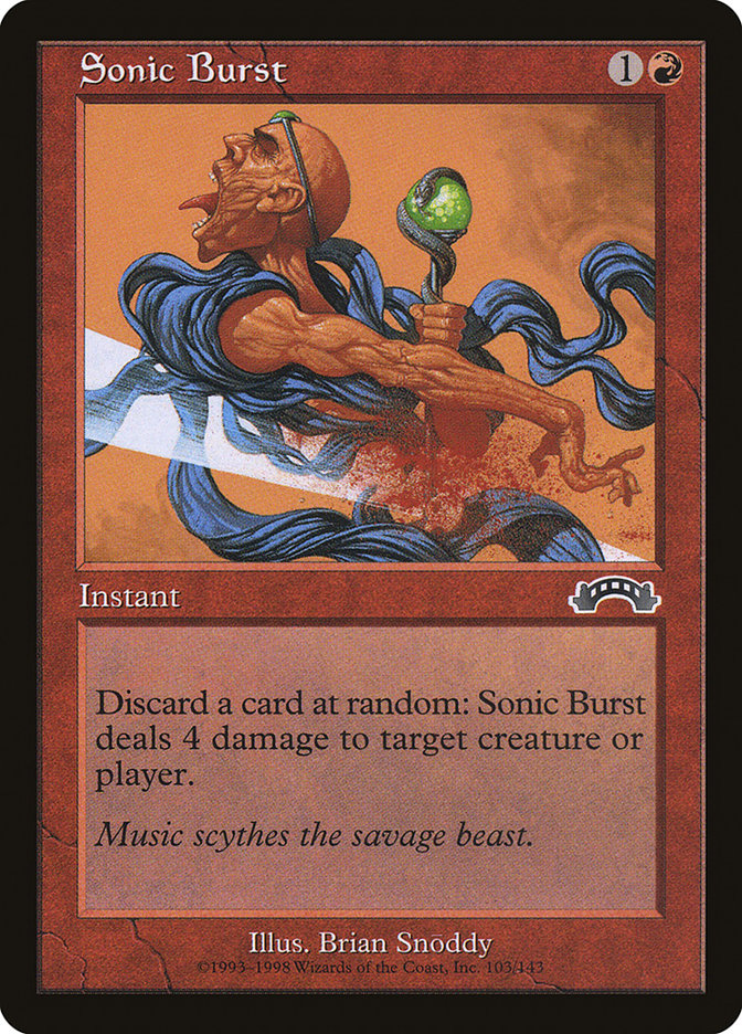 Sonic Burst [Exodus] Magic: The Gathering