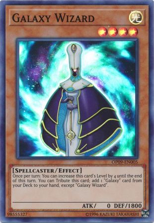 Galaxy Wizard [OP09-EN005] Super Rare Yu-Gi-Oh!