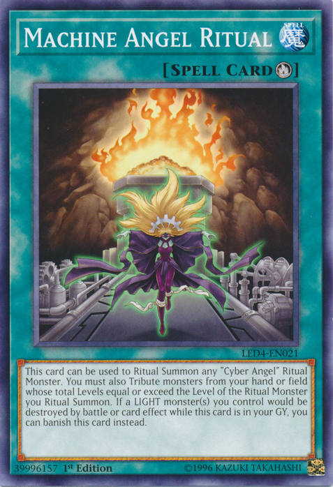 Machine Angel Ritual [LED4-EN021] Common Yu-Gi-Oh!