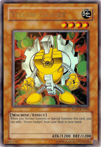 Yellow Gadget [HL07-EN006] Parallel Rare Yu-Gi-Oh!