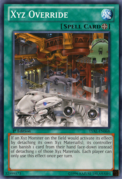 Xyz Override [LVAL-EN068] Common Yu-Gi-Oh!