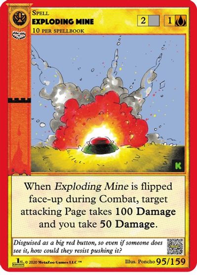 Exploding Mine [Cryptid Nation: Kickstarter Edition] Metazoo