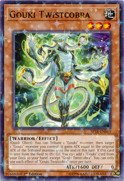 Gouki Twistcobra [SP18-EN019] Starfoil Rare Yu-Gi-Oh!