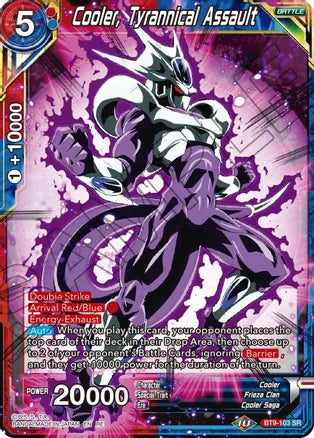 Cooler, Tyrannical Assault (BT9-103) [Mythic Booster] Dragon Ball Super