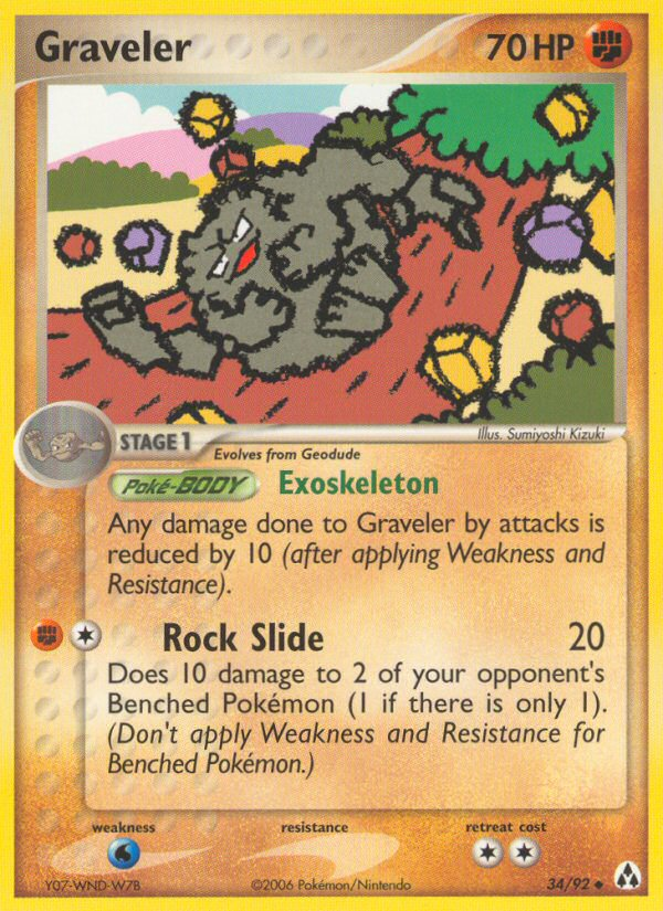 Graveler (34/92) [EX: Legend Maker] Pokémon