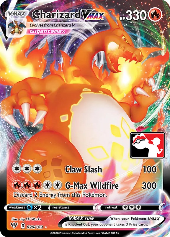 Charizard VMAX (020/189) [Prize Pack Series One] Pokémon