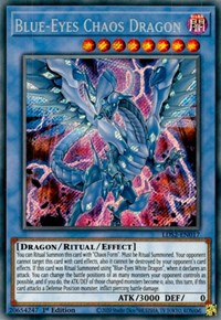 Blue-Eyes Chaos Dragon [LDS2-EN017] Secret Rare Yu-Gi-Oh!