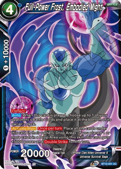 Full-Power Frost, Embodied Might (BT15-051) [Saiyan Showdown] Dragon Ball Super