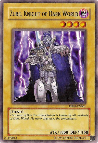 Zure, Knight of Dark World [DR04-EN061] Common Yu-Gi-Oh!