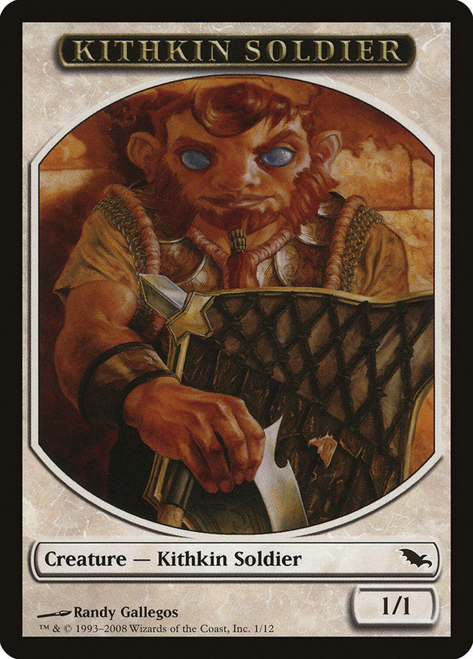 Kithkin Soldier Token [Shadowmoor Tokens] Magic: The Gathering