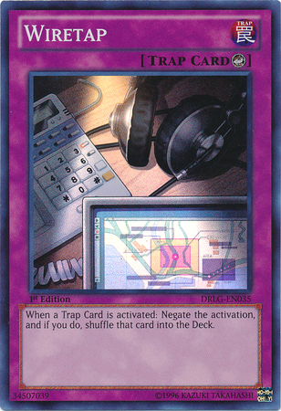 Wiretap [DRLG-EN035] Super Rare Yu-Gi-Oh!