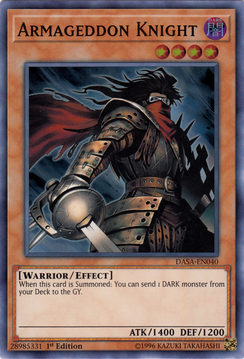 Armageddon Knight [DASA-EN040] Super Rare Yu-Gi-Oh!