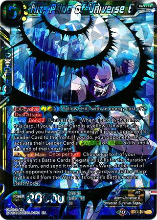 Hit, Pride of Universe 6 (BT7-079) [Assault of the Saiyans] Dragon Ball Super