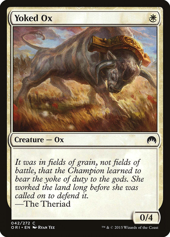 Yoked Ox [Magic Origins] Magic: The Gathering