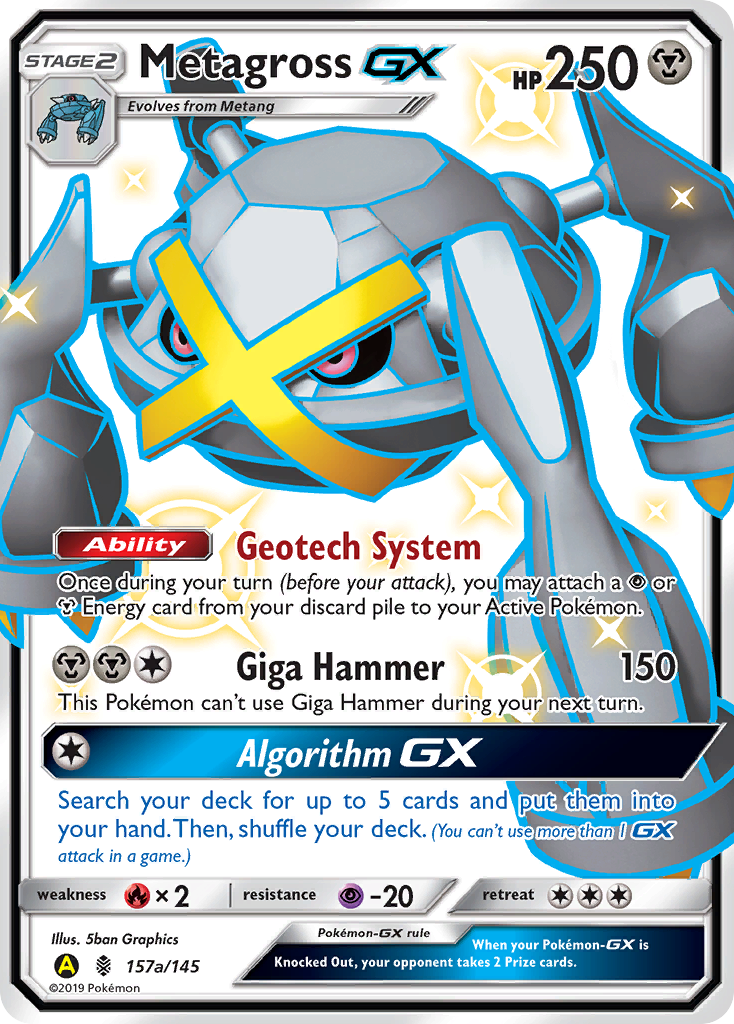 Metagross GX (157a/145) [Alternate Art Promos] Pokémon
