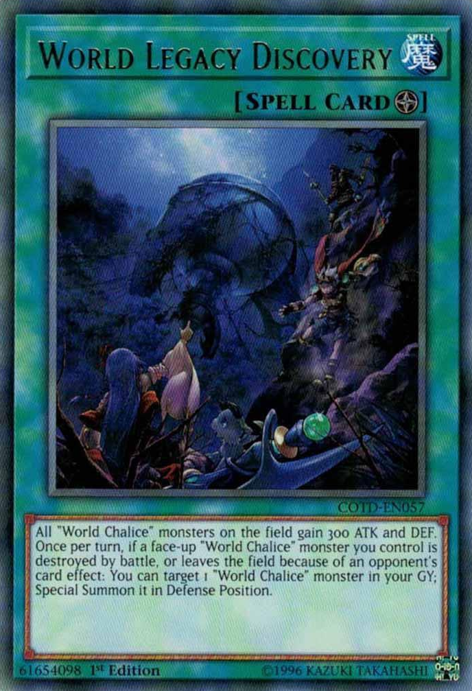 World Legacy Discovery [COTD-EN057] Rare Yu-Gi-Oh!