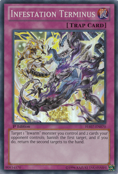 Infestation Terminus [HA07-EN070] Super Rare Yu-Gi-Oh!